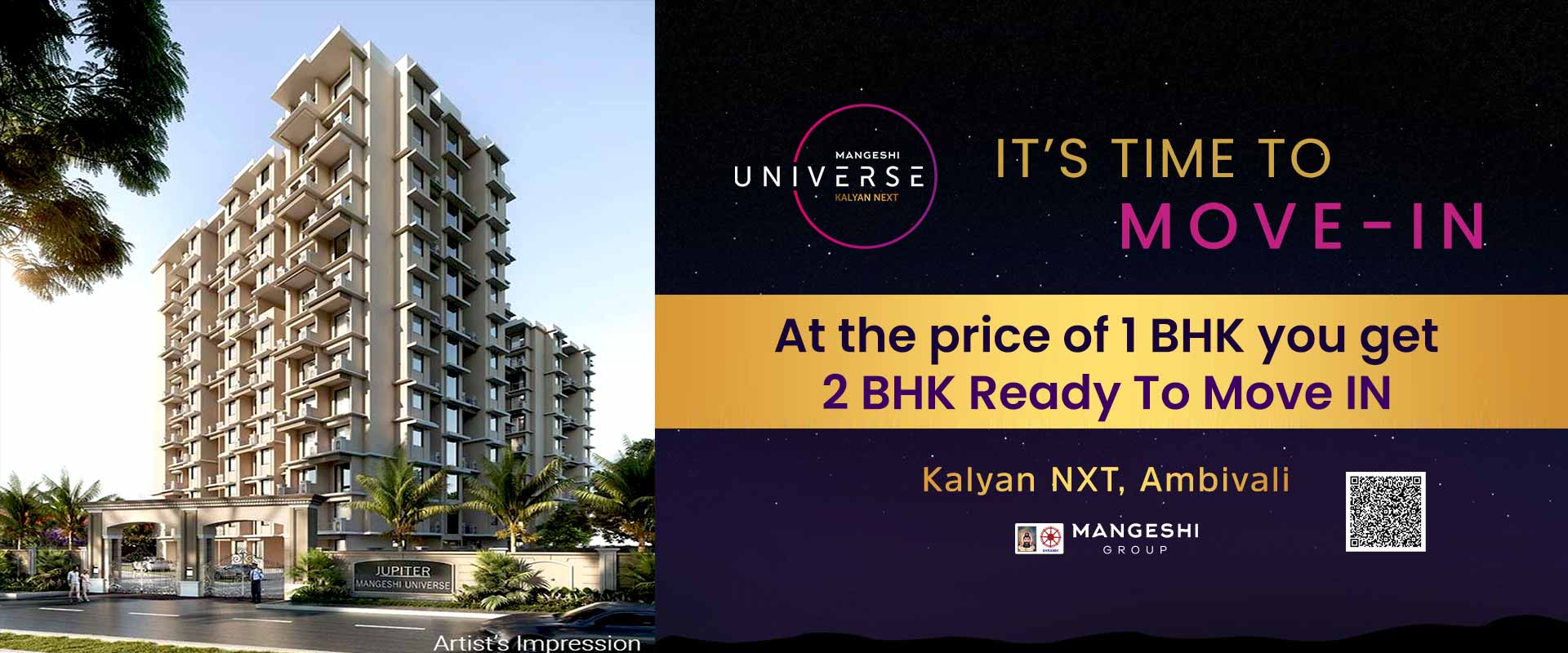 Mangeshi Jupiter price | 1 & 2 BHK Flats in Ambivli Kalyan